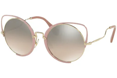 🍀MIU MIU MU51TS CR5-4P0 Antique Glitter Pink Brown/Grey Oversized Sunglasses  • $189.95