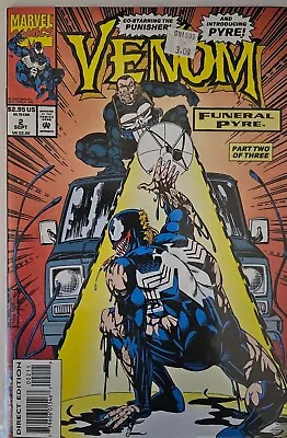 Venom Funeral Pyre #2 (1993) MARVEL Punisher Spider-Man BAGGED & BOARDED • $10