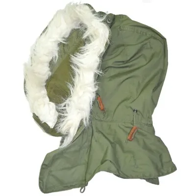 New GI M-65 Extreme Cold Weather Fishtail Hood 65% Cotton 35% Nylon Made In USA • $32.99