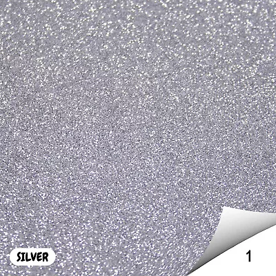 Fine Sparkling Glitter Fabric In A4 & A5 Sheets 50 Colours Hair Bows Crafts • £2.19