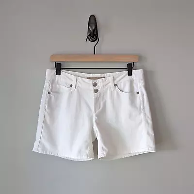 Vince Luce White Denim Shorts Women’s Size 28 Button Fly Jean Shorts 5  Inseam • $22.99