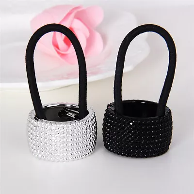 Metal Hair Ties Hair Buckle Circle Cuff Elastic Hair Ties Large Ponytail • £4.15