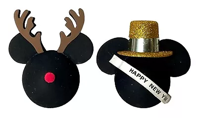 Disney World Antenna Topper Ball Mickey Rudolph Happy New Year Theme Holiday • $15.95