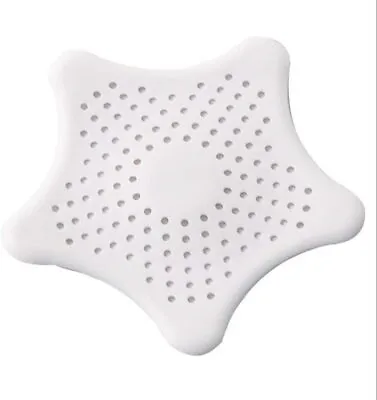 £3.89 • Buy Silicone Drain Protector Strainer For Sink Bath Hole Cover Waste & Hair Catcher