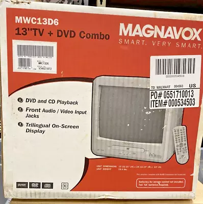 NIB Magnavox 13  TV + DVD Combo With Remote • $75