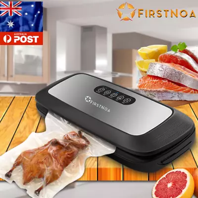 NEW Automatic Vacuum Sealer Food Packing Machine With 20PCS Vaccum Food Bags AU • $72.49