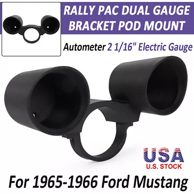 For 1965-1966 Ford Mustang Autometer 2 1/16  Electric Gauge Rally Pac Pod Mount  • $54.99