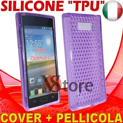 Cover Case For LG Optimus L7 P700 Viola Gel Silicone TPU Case • £3.36