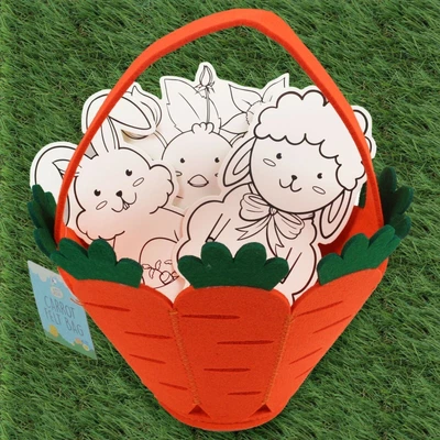 £4.99 • Buy EASTER EGG HUNT BASKET Handbag Prize Present Box Hamper Chocolate Girls Boys Bag