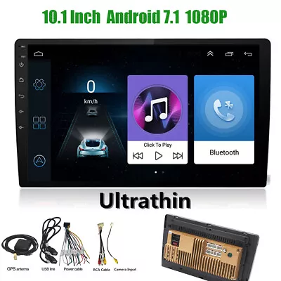 10.1  Android Quad-Core 1+32G 1080P 2Din InDash Car GPS Navigation Stereo Radio • $124.31