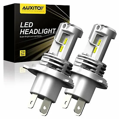 AUXITO H4 9003 Super White 40000LM Kit LED Headlight Bulbs High Low Beam 6500K • $37.04