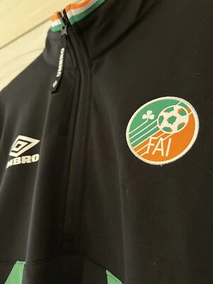£74.99 • Buy Republic Of Ireland 94’ Retro 1/2 Track Top - Very Rare BNWT