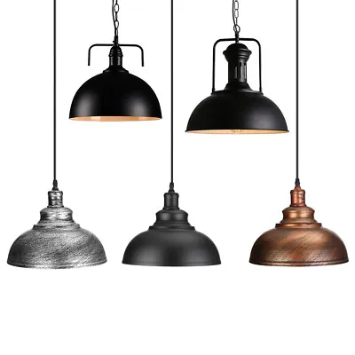 $28.99 • Buy Vintage Industrial Hanging Fixture Metal Shade Pendant Light Ceiling Lamp 110V