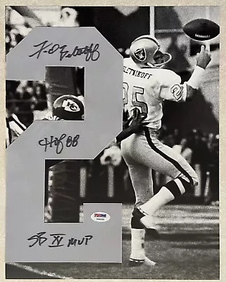 $47.99 • Buy Fred Biletnikoff Oakland Raiders Signed Jersey Number #2 Autographed PSA/DNA #55