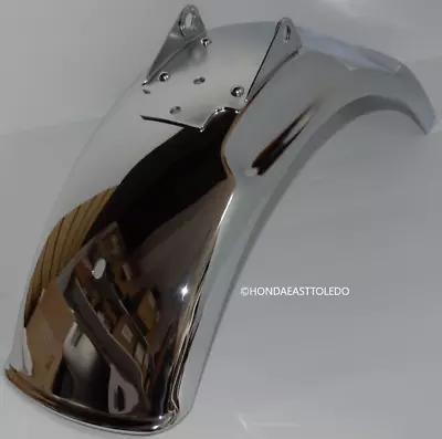 Honda OEM Rear Chrome Fender 1973-1977 Z50 Mini Trail 80100-130-690XW • $103.99