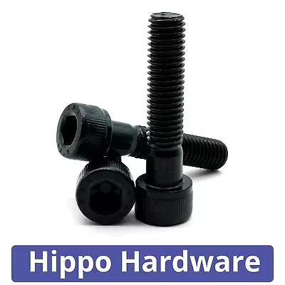 M3 M4 M5 Black Socket Cap Screws Self Colour 12.9 High Tensile Allen Bolt DIN912 • £5.40