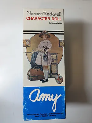 $17.49 • Buy Norman Rockwell Amy Doll With Dog ~ Made In Germany 10.5  *READ*