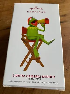 Hallmark Keepsake Ornament 2019 Lights! Camera! Kermit! The Muppets The Frog • $30.50