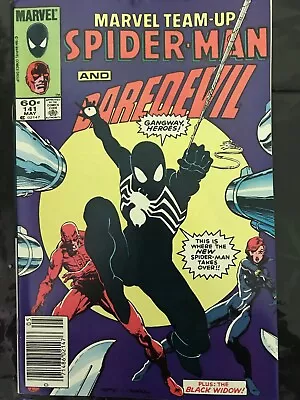 MARVEL COMICS MARVEL TEAM UP # 141 1st Black Symbiote Spider-Man 1984 NM 94 • $49.50