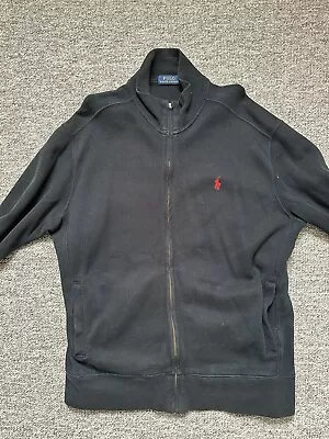 £8.50 • Buy Polo Ralph Lauren Sweatshirt Jacket Black M Full Zip
