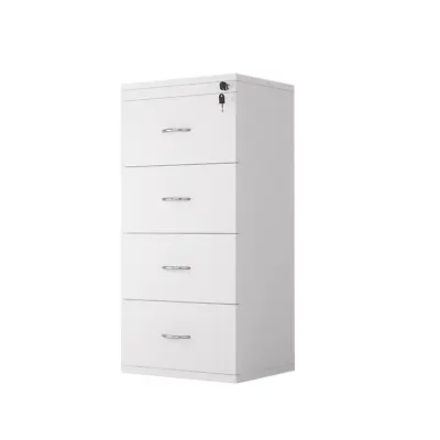 4 Drawer Wooden Filing Cabinet Cosmetic Chest Of Storage Drawers Cabinet For Hom • $360