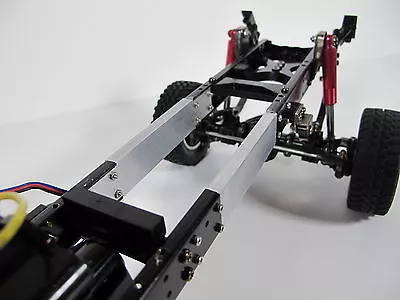 Custom Aluminum 3 Inch Frame Extension For Tamiya RC 1/10 Ford F350 Hilux Truck • $44