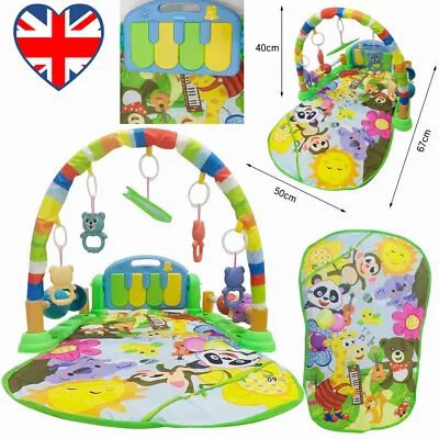 £24.55 • Buy Baby Gyms Play Mats Toy Musical Kick Piano Toy Kids Crawling Play Mat Carpet UK