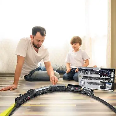 Classic Train Track Set For Kids Durable & Safe Exciting With Lights & Sound Toy • £14.99