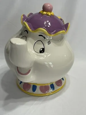 Disney's Mrs. Potts Teapot Ceramic Cookie Jar Beauty And The Beast Collectable • $29.99