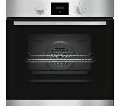 £299 • Buy New Neff B1hcc0an0b 71l Built In Single Electric Oven Stainless Steel Led