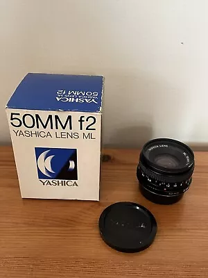 Yashica ML 50mm F/2 Prime Lens - Contax/Yashica Mount - With Box • £34.95