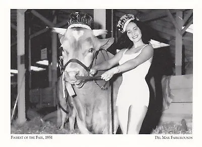 (19151) Postcard Del Mar Fairgrounds Fairest Of The Fair 1951 MODERN POSTCARD • £1.68