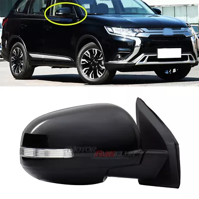 Rearview Mirror Fit For Mitsubishi Outlander Sport/ASX 14-19 9 Pins Right Black • $99.99