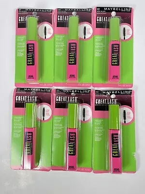 Maybelline Great Lash Mascara Very Black [101] 0.43 Oz (Pack Of 6) • $21.24