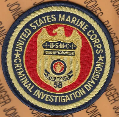 USMC Marine Corps Military Police MP CRIMINAL INVESTIGATION DIV ~4  Patch CID • $6