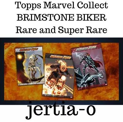 Topps Marvel Collect BRIMSTONE BIKER '24 Super Rare Full Set (33 Digi Cards) • $13.99