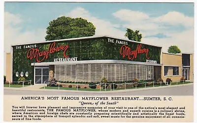 Mayflower Restaurant~ Sumter South Carolina ~Vintage SC Postcard • $5