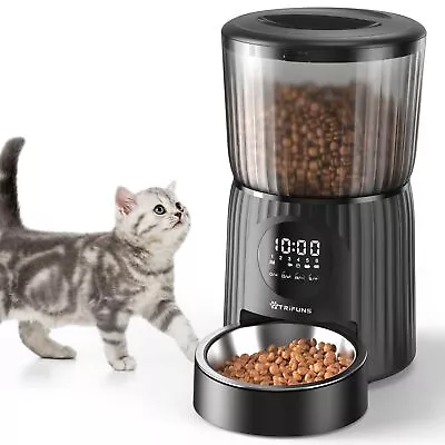 Automatic Cat Feeder 4L Cat Food Dispenser Programmable Control 1-6 Meals A... • $57.56