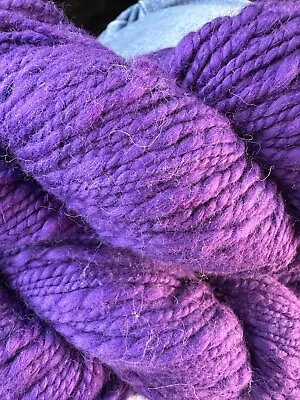 Mirasol Yarn - Hapi -#1106 Electric Purple-100% Tanguis Cotton 100g. 132 Yards. • $6.50