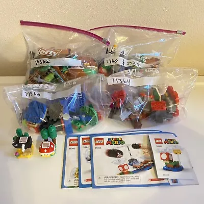 LEGO Mario Lot Of 5: 71360 71362 71364 71366 30385 + EXTRA CHARACTERS SERIES 1 • $100