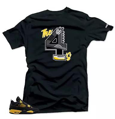 Shirt To Match Jordan 4 Retro Thunder THE 4S Match Sneaker Shirts • $23.46