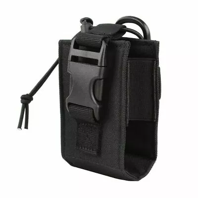 Military Molle Walkie Holster Talkie Holder Radio Pouch Waist Belt Bag Tactical • $9.88