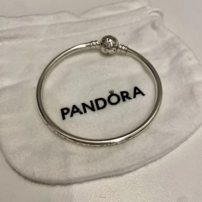 $45 • Buy Pandora Moments Stars & Galaxy Bangle 590009C01  17cm  Genuine
