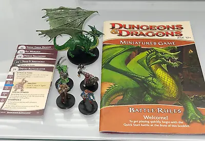 £38.99 • Buy Dungeons & Dragons D&D Miniatures Starter Set 5 Minis Green Dragon Yuan-Ti Dwarf