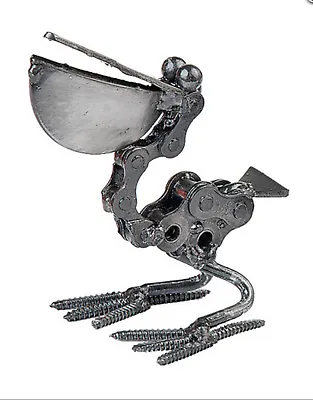 Pelican Hand Crafted Recycled Metal  Art Sculpture Figurine • $18.95