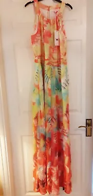 £35.99 • Buy Ombre Fan Maxi Dress 'Butterfly' Collection By Matthew Williamson For Debenhams