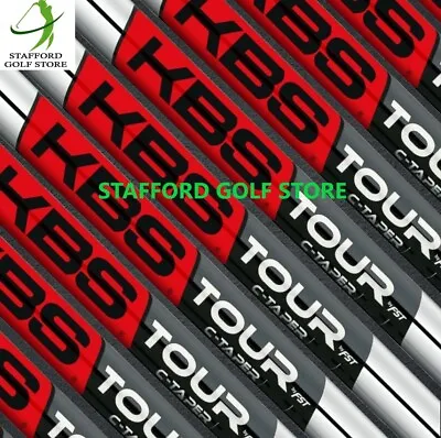 KBS Tour C-Taper .355  Tip Steel Golf Club Iron Wedge Shafts R/R+/S/S+/X Flexes • $137