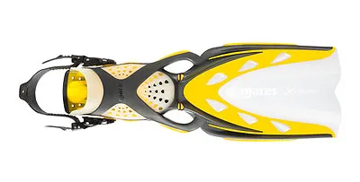 Mares X-treme Open Heel Fins 410019SAR  Yellow REG ~ New ~ Authorized Dealer  • $239.95