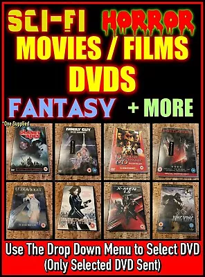 DVDs: SCI-FI - FANTASY - HORROR - ACTION +MORE FILMS (Select DVD) PAL Used DVDs • £4.99