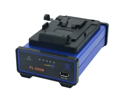FXXION V-lock Mono Quick Charger FX-PLQ80B Fast Charger V-mount Charger • £129.21